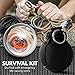 Paracord Emergency Carabiner Grenade with 48 Survival Tools (Black) - Grenade-Tied 550 Parachute Cord for Outdoor Preparedness - Holtzman's Gorilla Survival