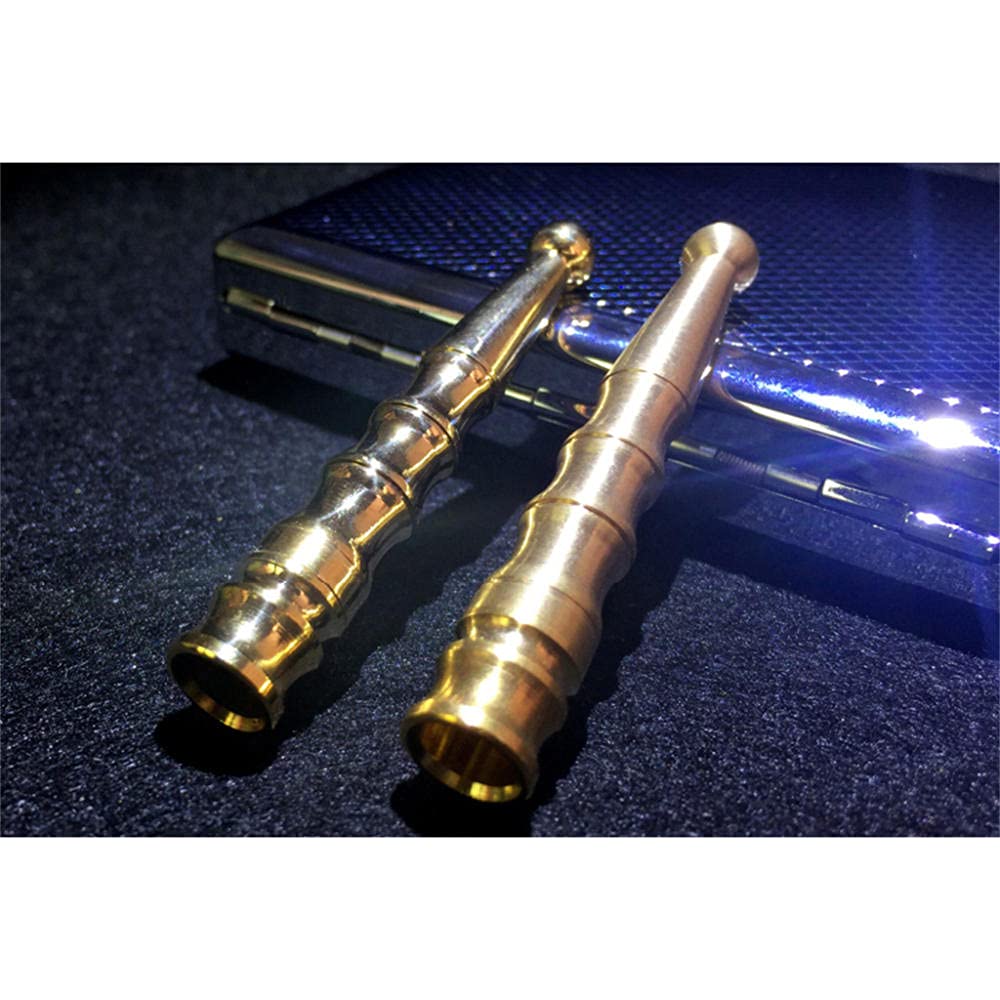 Copper Bamboo Cigarette Holder with Filter, Unisex Brass Cigarette Holder  for External Cigarettes and Regular Size Cigarettes