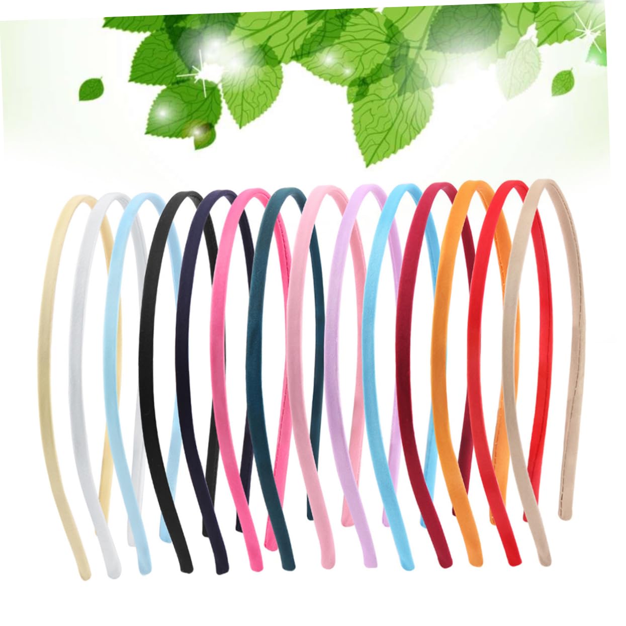 CALLARON 56pezzi Cerchietto Per Semplice Moda Sottile Realizzato in Materiale Resistente e Duraturo Per Quotidiano e Speciali Come Scuola o Feste