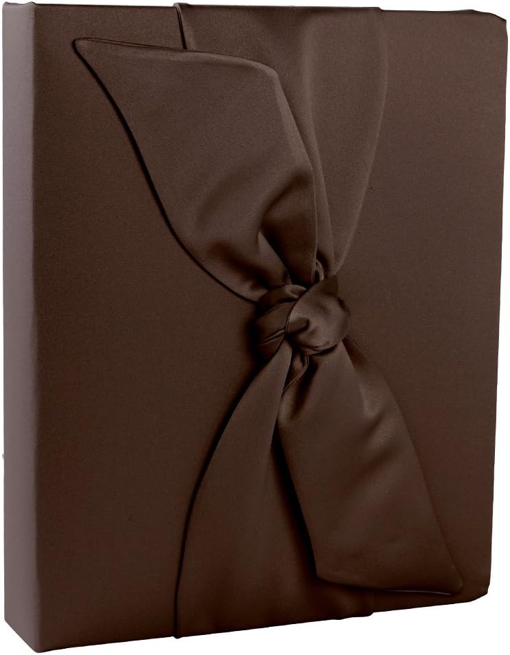 Ivy Lane Design Love Knot Wedding Memory Book, Chocolate
