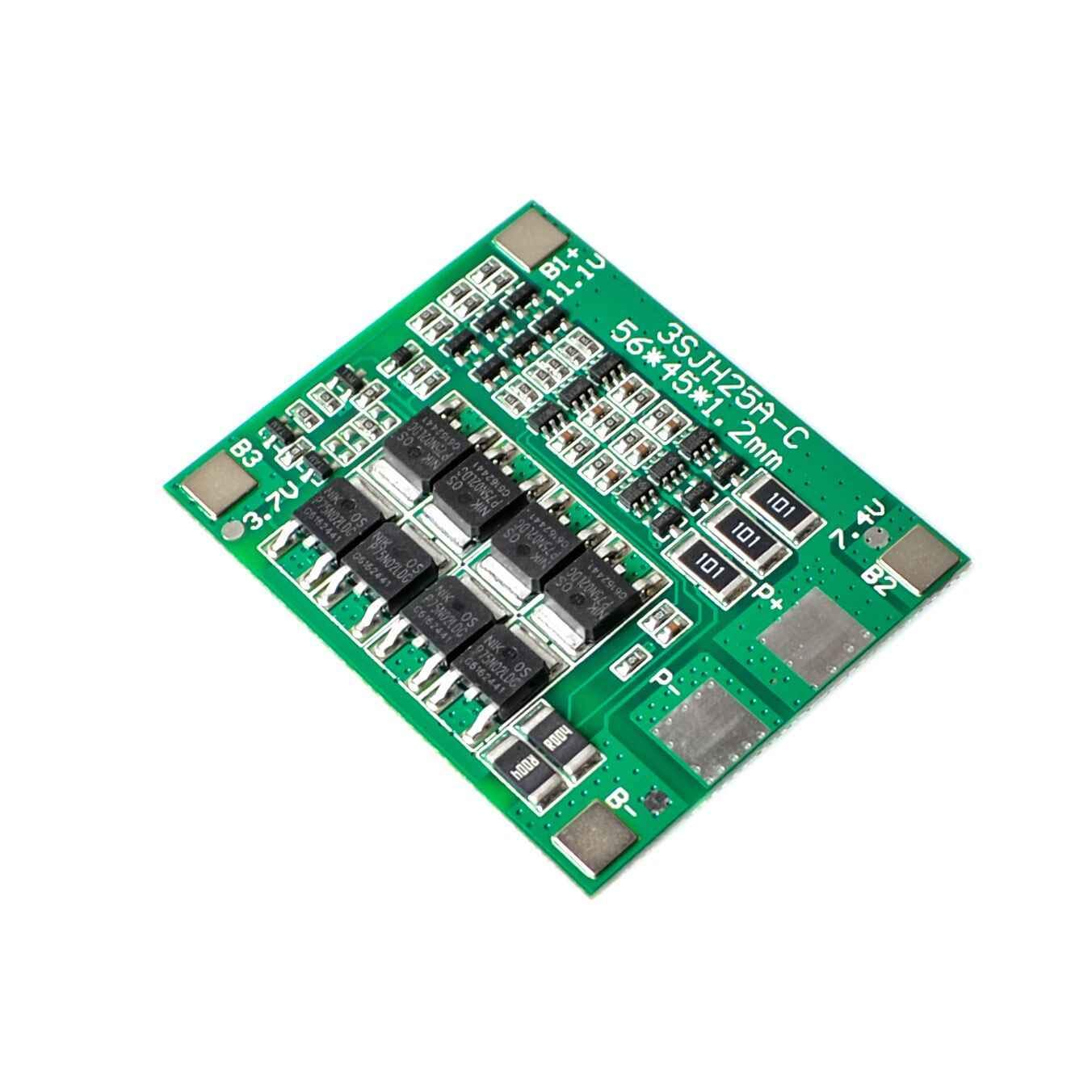 INVENTO 1PCS 3S BMS 12V 25A 11.1V - 12.6V 3 Cell 18650 Lithium Battery Charging Protection Board Battery Management System Module (B0919WR7C3) Amazon Price History, Amazon Price Tracker