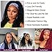 Headband Wig Human Hair Deep Wave 20 Inch Glueless None Lace Front Deep Curly Wig Brazilian Virgin Hair Wear and Go Wigs for Black Women 180% Density Machine Made Headband Half Wigs Natural Color