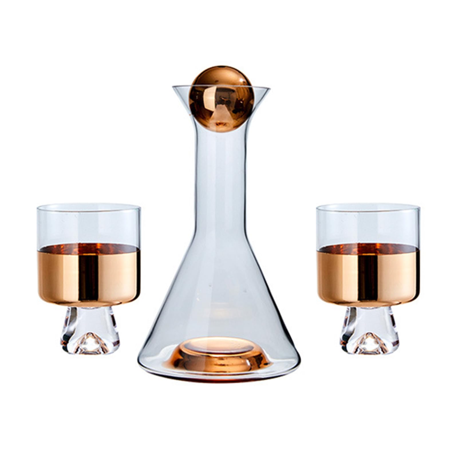 Elegante jarra de agua de cristal con capacidad de 1 5 litros con detalles dorados para reuniones familiares, cenas, fiestas y uso diario. Jarra de cristal Utensilios de cocina modernos