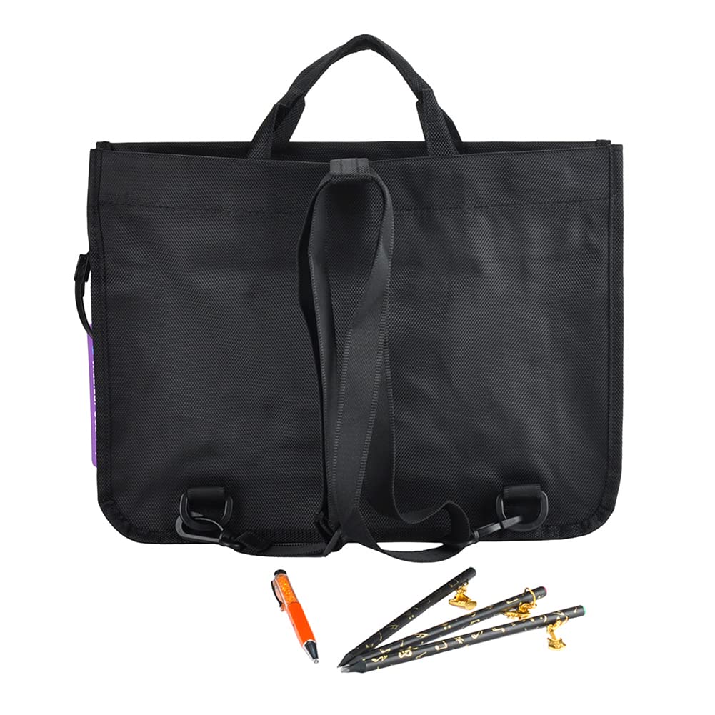 Music Bag - Borsa per la musica, in cotone spesso, con motivo musicale, motivo note, a, 1
