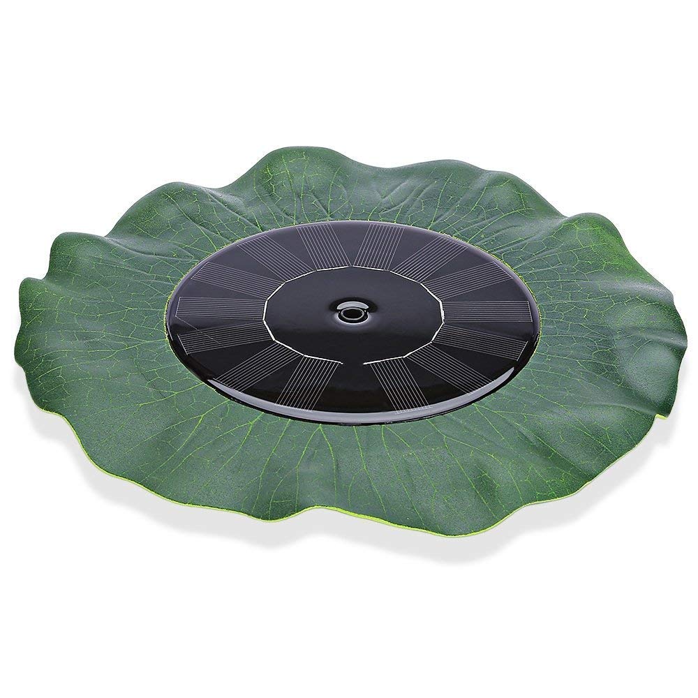 Vinayakart Lotus Leaf Shape Floating Waterproof Solar Fountain Pump, 1.4W /7V, 5 Types Water Spraying, Sturdy and Durable, Solar Water Pump for Yard and Garden (B08TRBPSHT) Amazon Price History, Amazon Price Tracker