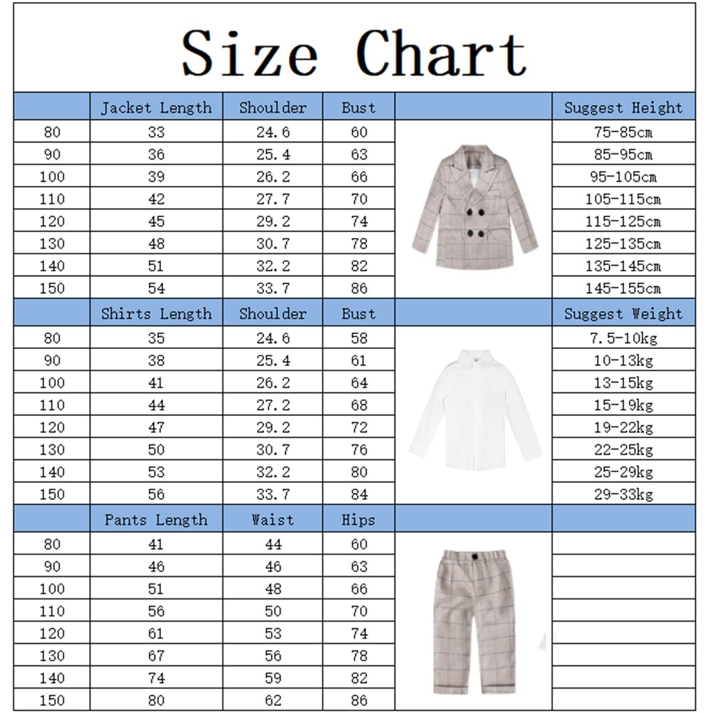 Traje para Niño,Ropa Bautizo Bebe Niño,4 Piezas Niños Conjunto de Traje de Boda Ceremonia Traje Formal con Blazer,Pantalones,Camisa y Pajarita,Ropa de Ninos Conjunto de Traje de Caballero