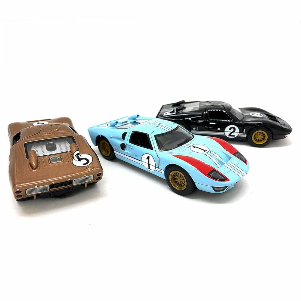 KiNSMART SetOf3 1966 Ford GT40 MKII Heritage Edition 5
