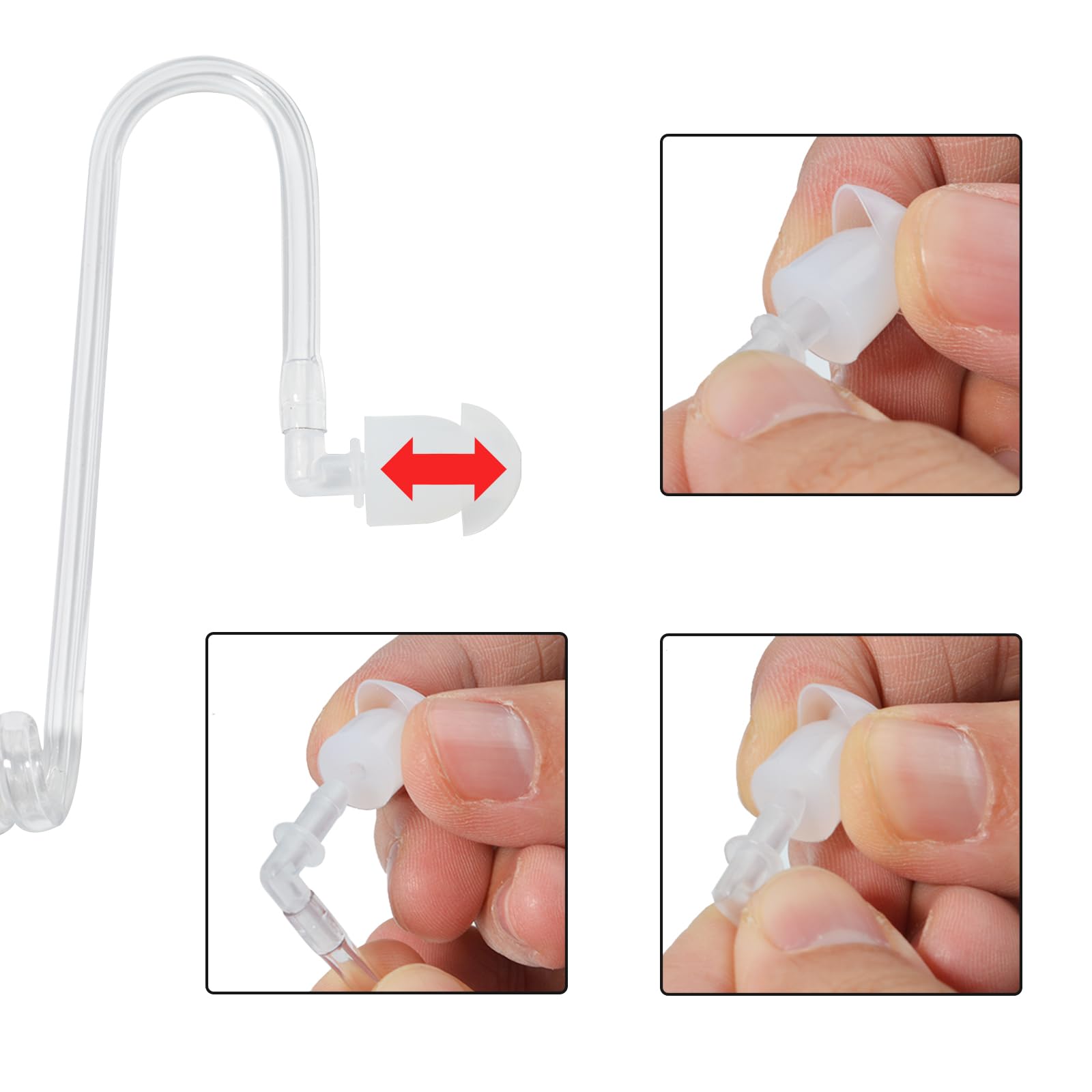 UAYESOK 1 Pin 3.5mm Receiver/Listen Only Walkie Talkie Earpiece - Image 4