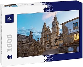 Lais Puzzle Stara gotycka katedra w Santiago de Compostela, Galicja, Hiszpania 1000 Części