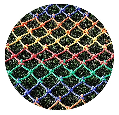 HAPPLiGNLY Safety Protection Net, Fence Climbing Woven Rope Nets, Stair Outdoor Safe Net, Woven Nylon Rope Cargo Net Window Garden Decoration Swing Hammock Rope Netting (Size : 2x10m(6x33ft))