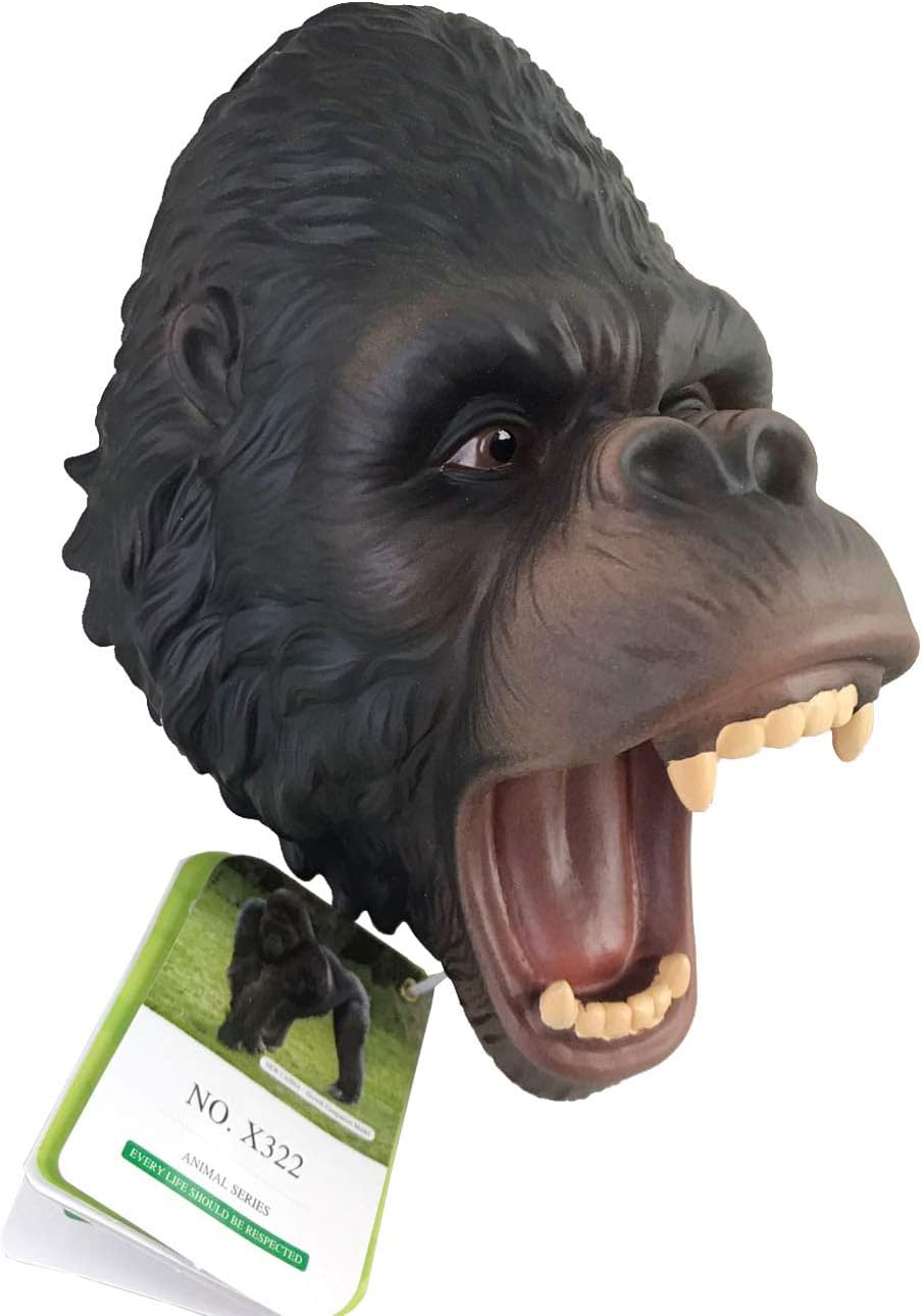 BW & H 7″ (18cm) Gorilla Hand Puppet Durable Rubber Life Animal Play