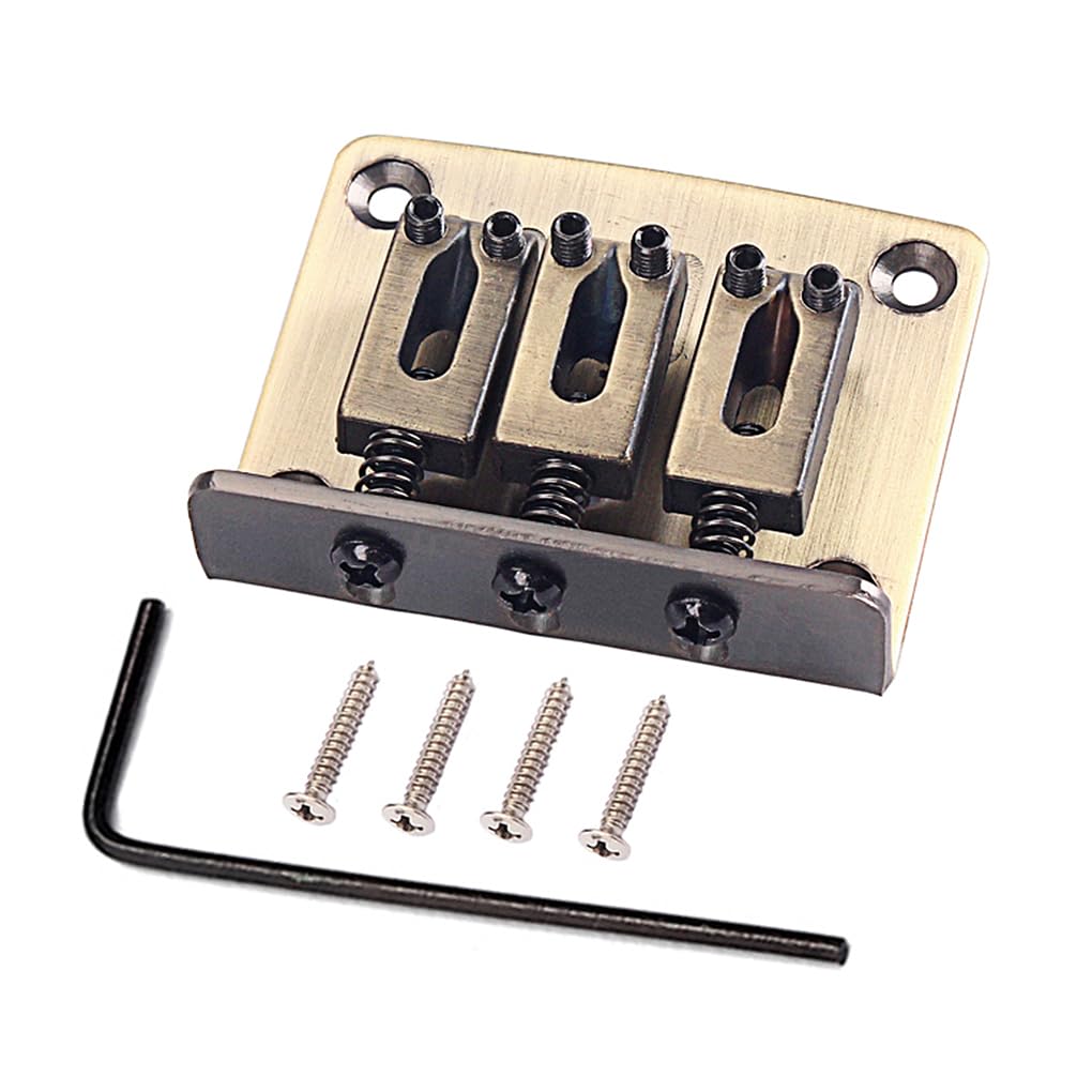 10 set Pratico Ponte per Pianoforte Antiruggine Ponte Cordiera Leggero Resistente all'usura Roller Sella Parti di Chitarra Accessori Basso Ukulele