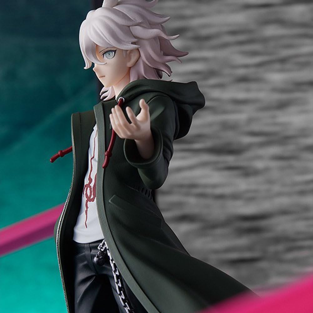 100% Original: Anime Danganronpa Nagito Komaeda 21cm Pvc Figura De Ação Anime Modelo Brinquedos