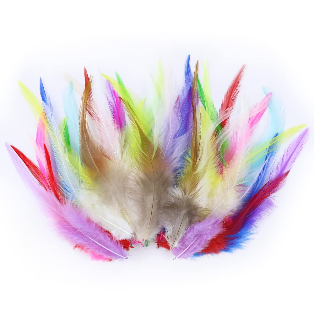 5-7 inch Geverfde Ganzenveren Vliegbinden Materiaal Verenkleed voor Millinery Ambachten Veren Decoratie Carnaval Assesoires-Navy, 50 stks 5-7 inch Geverfde Ganzenveren Vliegbinden Materiaal Verenkleed voor Millinery Ambachten Veren Decoratie Carnaval Assesoires-Navy, 50 stks