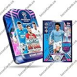 CHAMPIONS LEAGUE 2018-19 Topps Match Attax Cards - Rising Stars Mega Tin (60 Cards, 15 Exclusive Cards + LE Gold Sané Card)