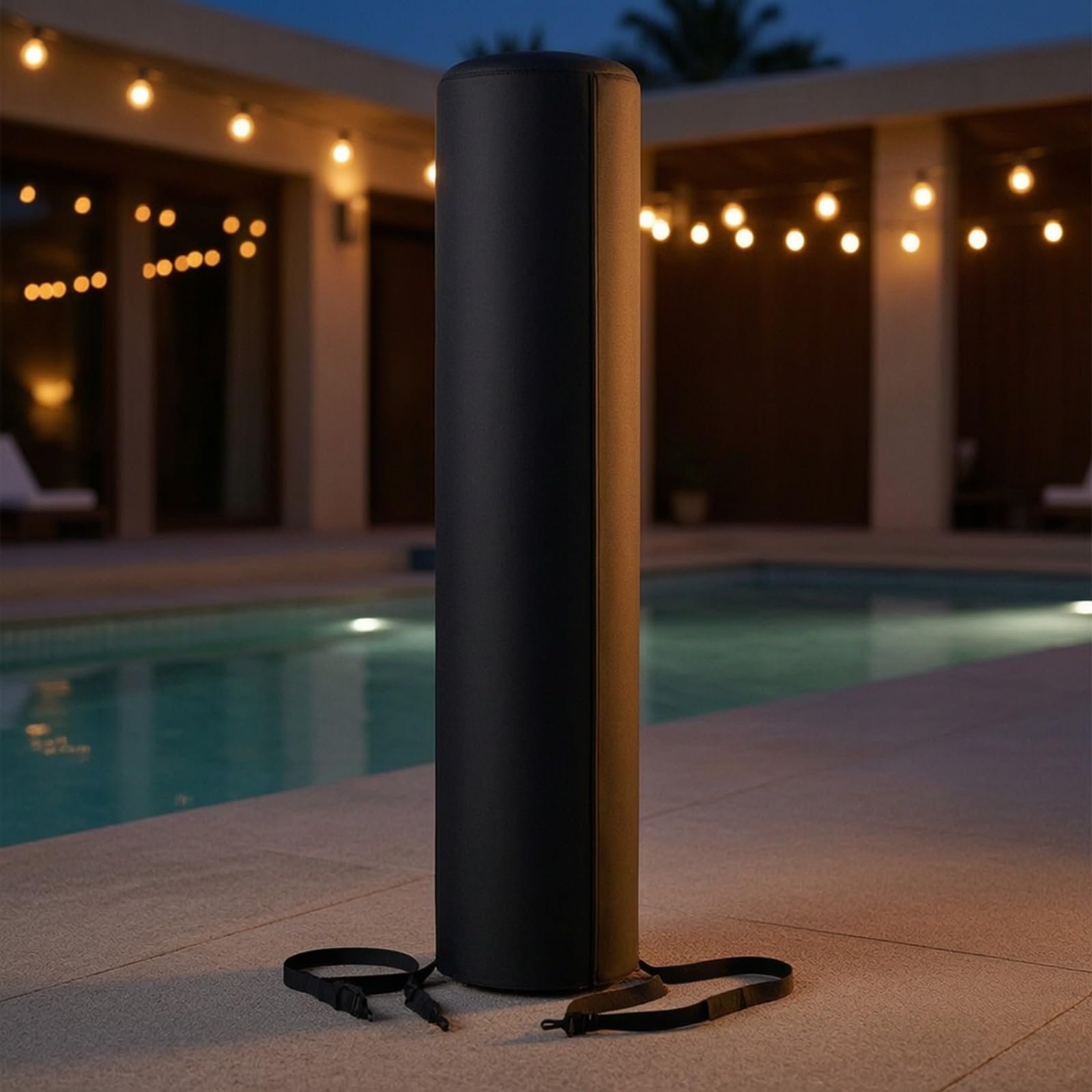 Harilla Copertura Doccia Fotovoltaico con Cerniera Impermeabile Copertura Doccia Solare da Giardino Regolabile Custodia Protettiva per Area Piscina, Campeggio
