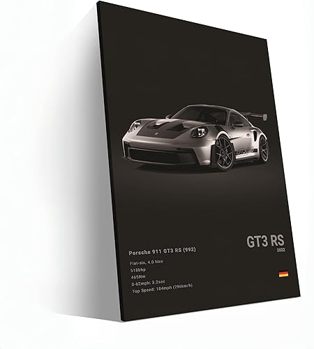 Miniatura 2 de Póster de Supercar 911 GT3RS - Póster de carreras para pared, lienzo vintage, arte de pared, pósteres de pintura en lienzo para regalo de