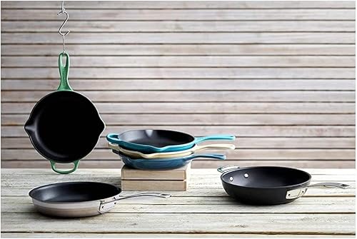 Miniatura 7 de Sartén de hierro fundido Signature Color: Marsella, Tamaño: 9" Diámetro