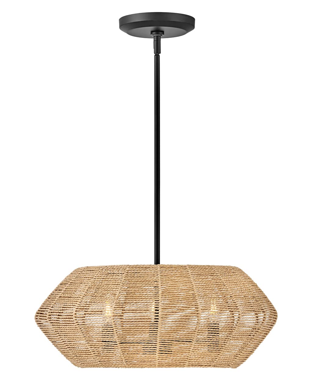 Hinkley Luca Small Three Light Convertible Drum Pendant Chandelier