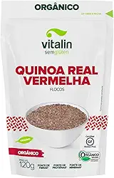 Vitalin Quinoa Real Flocos Orgânica Sem Glúten 120G
