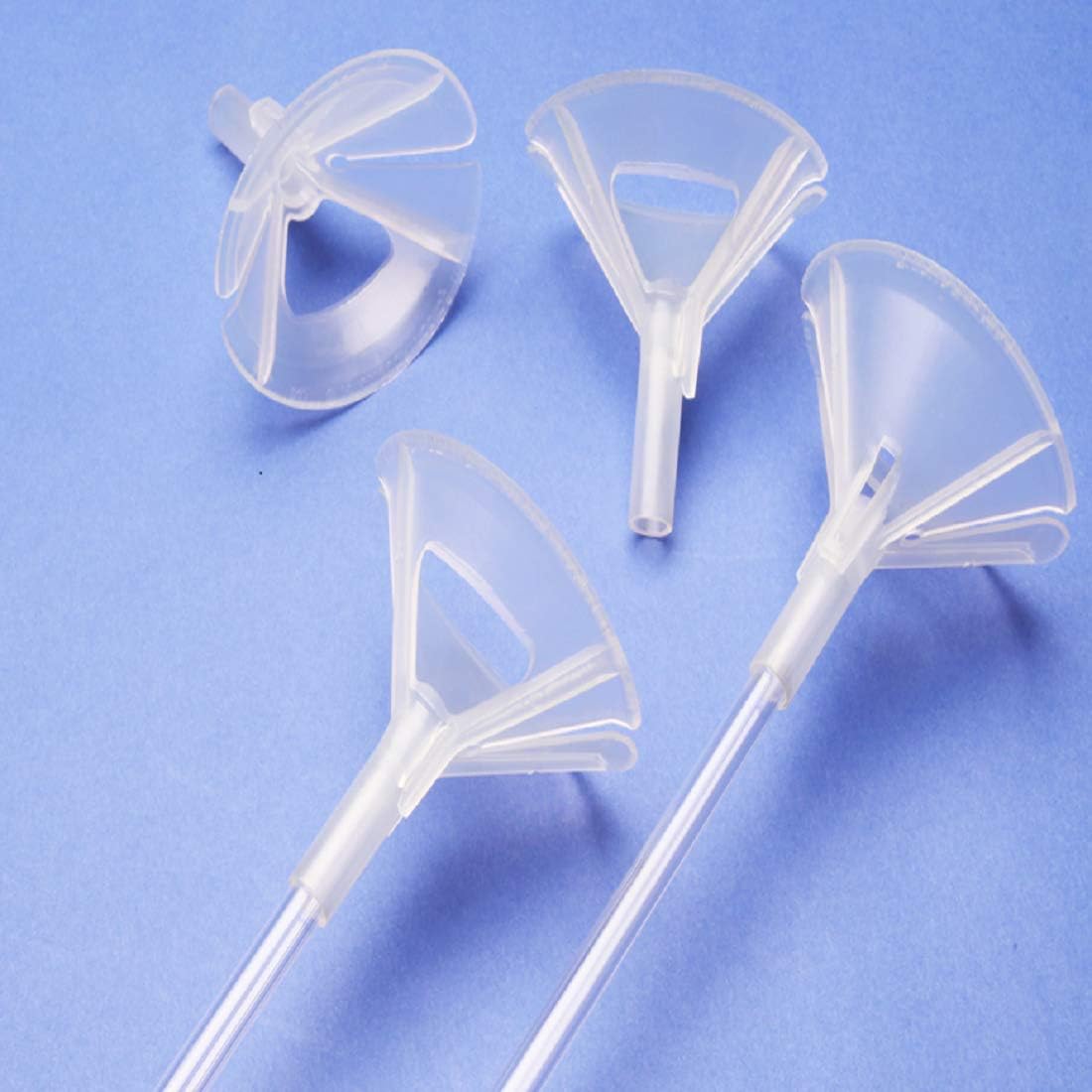 PMU Balloon Maxi Sticks II 20 Inch Clear with Clear Maxi Cups II Premium Latex/Mylar Balloon Holder for Air-Filled Balloons 12/12, Pkg/12 – Sets(320389-320421)