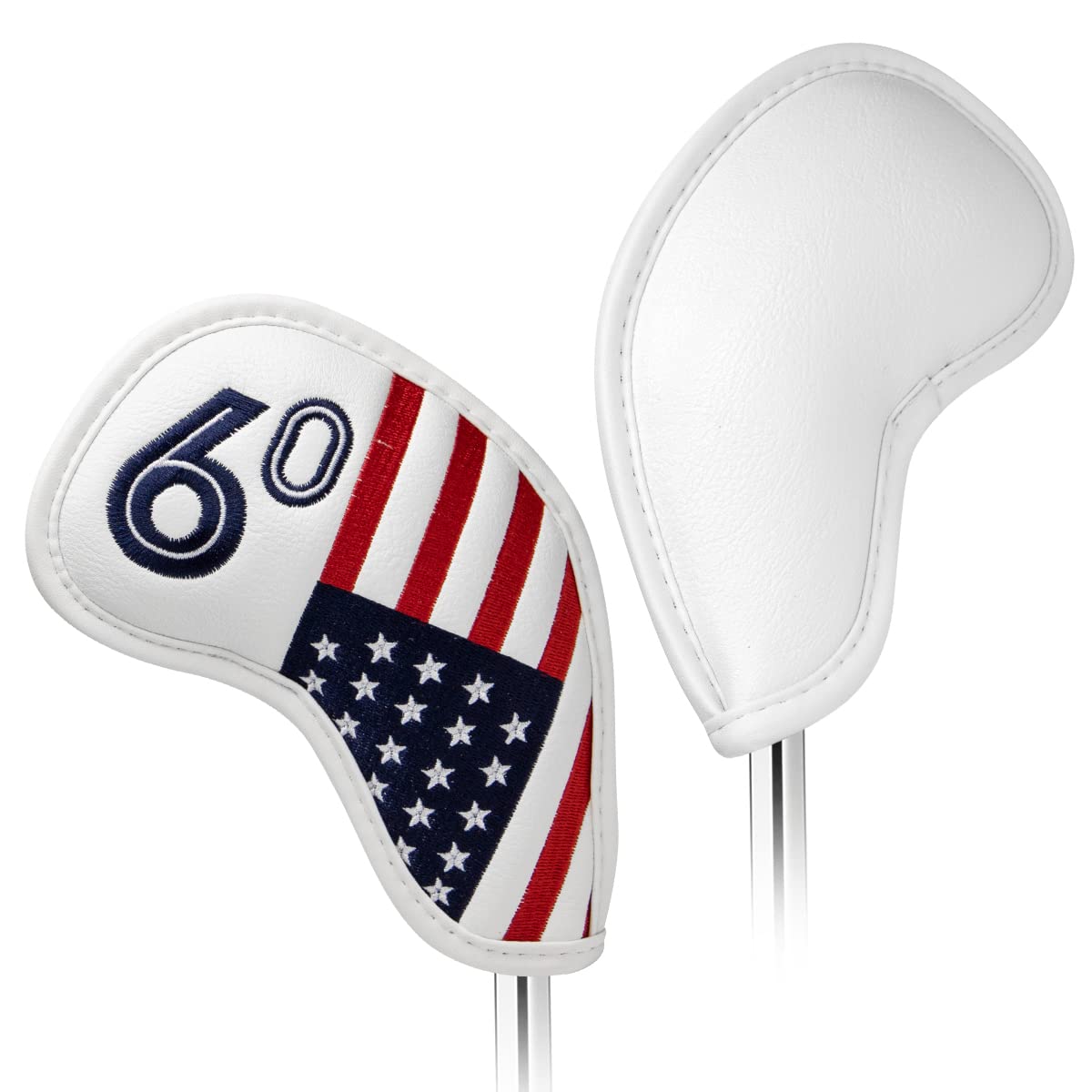 Golf Iron Head Covers Set Iron Headcover Wedge Cover Golf Iron Club Cover USA American Flag for PXG0311
