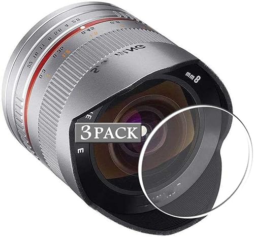 Miniatura 1 de Vaxson 3-Pack Screen Protector, compatible with SAMYANG 8mm F2.8 UMC FISH-EYE II TPU Film Protectors Sticker  Not Tempered Glass