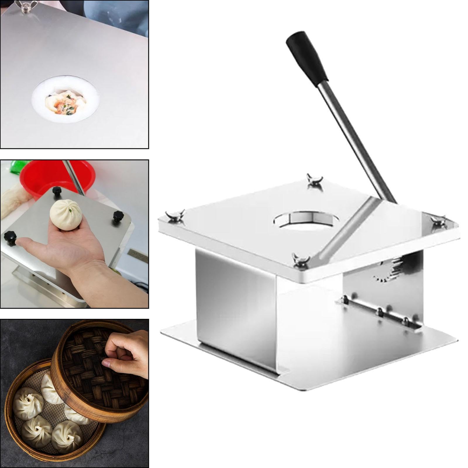 Máquina para hacer bollos rellenos, bollos de carne, hojaldre, manual, práctica y versátil, ideal para cualquier cocinero informal o restaurante.