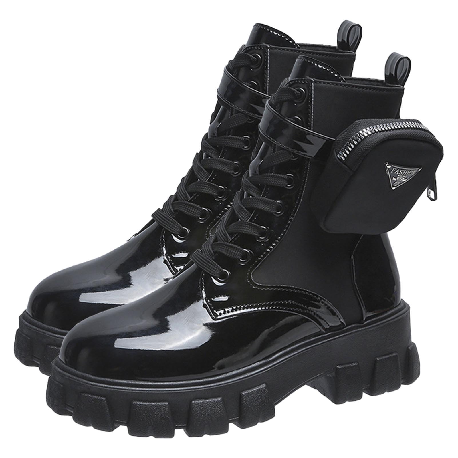 Lug Sole Prada Chunky Sole Combat Boots Combat Boots Thick Sole Top