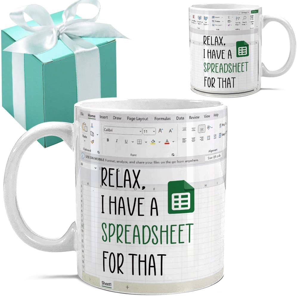 I Have A Spreadsheet for That mug