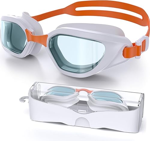 Miniatura 11 de Gafas de Natación, Gafas de Natación Unisex para Adultos Anti Niebla Anti UV Sin Fugas Visión Amplia para Hombres Mujeres Jóvenes Negro/Púrpura
