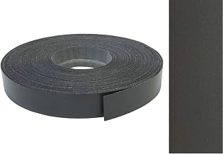 EisenRon - Cinta de melamina para rebordes con adhesivo termofusible 22 mm, 10 m, color negro