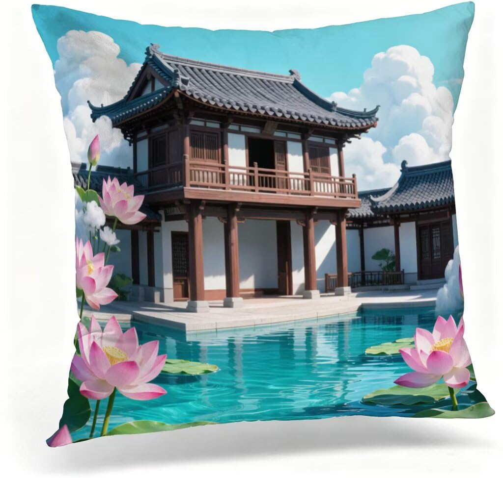 Coussin exterieur 50x50 fleuri, le cadeau idéal pour femme pour embellir la terrasse