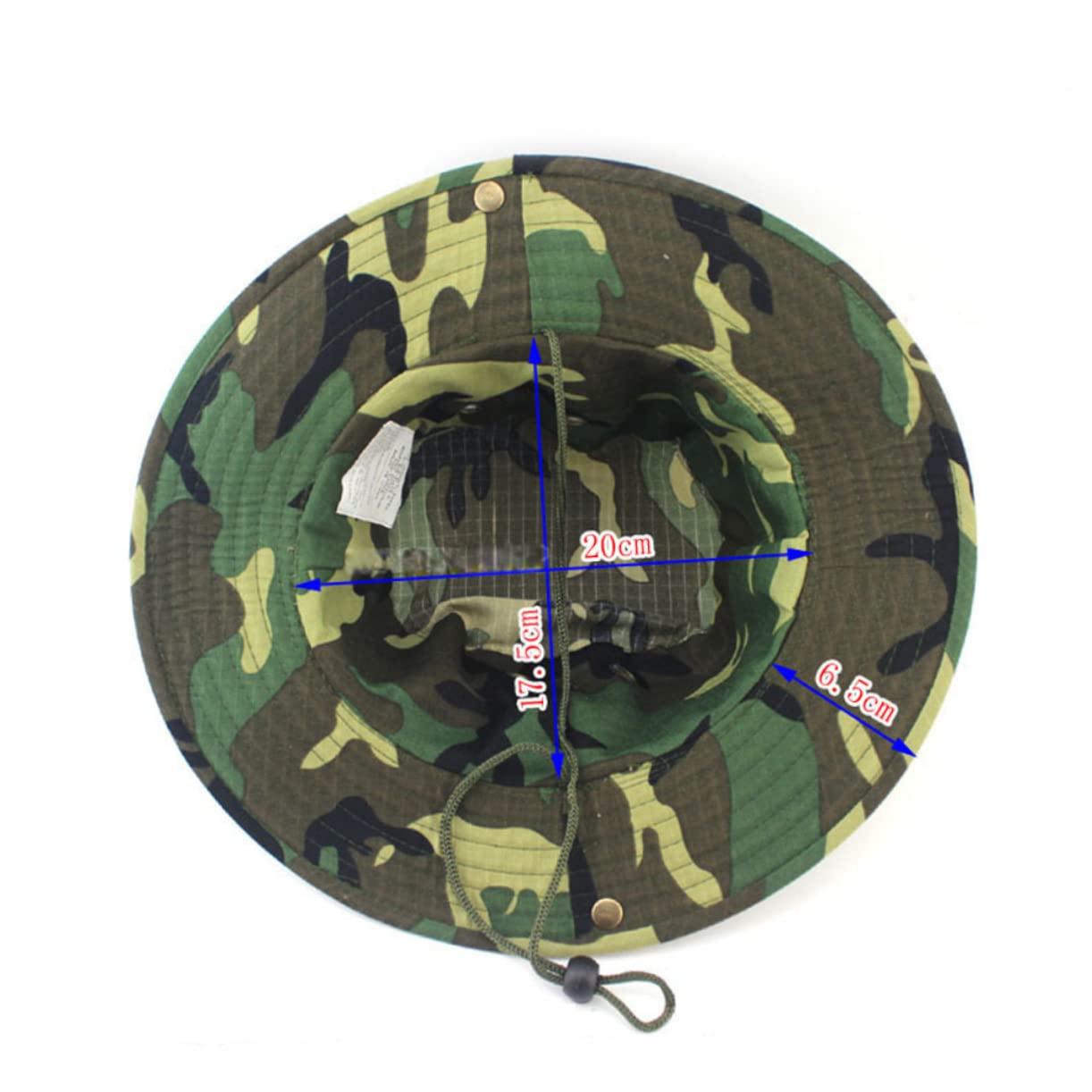 PRETYZOOM Boonie Hat Mesh Men's Camouflage Hat for Hiking Fishing Hunting Light Weight Adjustable Camo Ventilated Easy to Fold