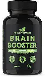 Complexo B, Biotina, Magnésio, Cálcio, Zinco e mais Vitaminas Bain Booster - 1 Pote com 60 Cápsulas de 650mg