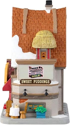 Miniatura 2 de Lemax Christmas Village - Penelope's Puddings & Custards - Funciona con pilas (95526) - Edificio iluminado BO - Caddington Village