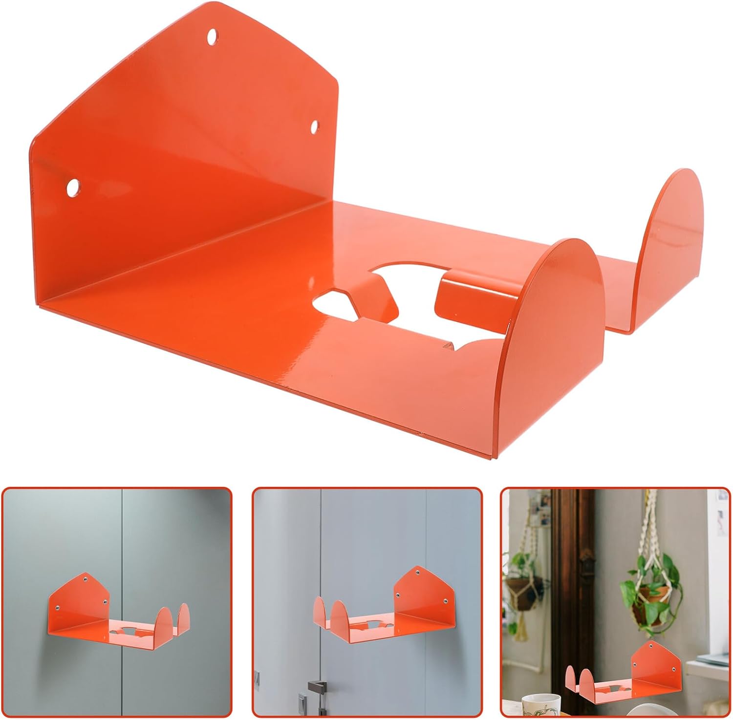 Garage Wall Tool Organizer Hook Heavy-Duty Tool Hanger for Trimmer Rack Holders Shed Storage Organization Yard and Garden 1pcs Orange Hook