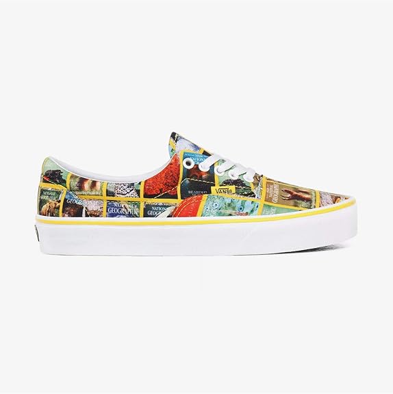 Amazon.com | Vans National Geographic Era Multi Color Skate Shoe Men |  Skateboarding