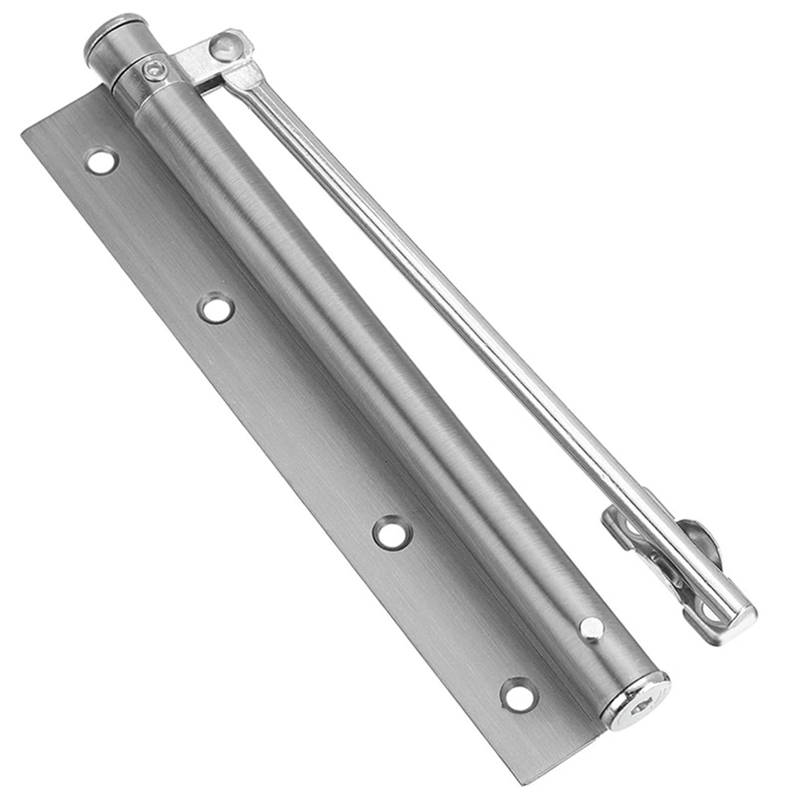 Spring Door Closer Stainless Steel Door Closers with Adjustable Closing(Small size14cm)