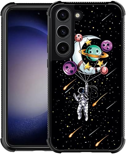 Vista 15 de Funda compatible con Samsung Galaxy S23 Ultra, diseño gráfico de bandera estadounidense en blanco y negro, acrílico, a prueba de golpes