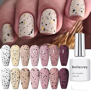 1pc Eggshell Nail Polish Quail Egg Irregular Laser Flakes Sequins Color Powder Nail Art Decoration Accessories Black Glitter Gel Polish Nail Glitter Black Gel Polish