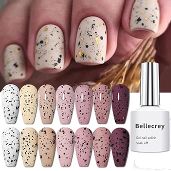 1pc Eggshell Nail Polish Quail Egg Irregular Laser Flakes Sequins Color Powder Nail Art Decoration Accessories Black Glitter Gel Polish Nail Glitter Black Gel Polish