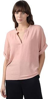 VERO Moda Women's Solid Regular Fit T-Shirt Price In India
