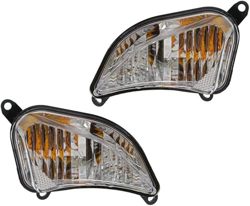 Para Toyota AVALON 2013 2014 15 señal delanteraesquina luz conjunto conductor y pasajero lado par wbombillas sustituye TO2530151 CAPA certificado disponible en Yaxa Peru