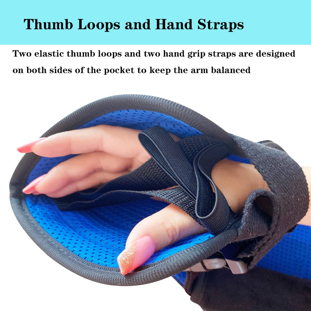 Ledhlth Soft Foam Arm Sling Blue for Shoulder Kids Toddler Arm Support Brace for Broken Collarbone Children Shoulder Immobilizer for Shoulder Injury (Kids L) : Health & Household