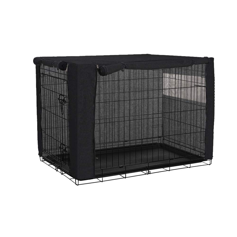 chengsan Dog Crate Cover, Dog Cage Cover for Dog Cages, Crate Cover for Dog Crates, Durable Windproof Pet Kennel Cover for Wire Dog Crate Indoor Outdoor Protection (XXL,Cover Only)