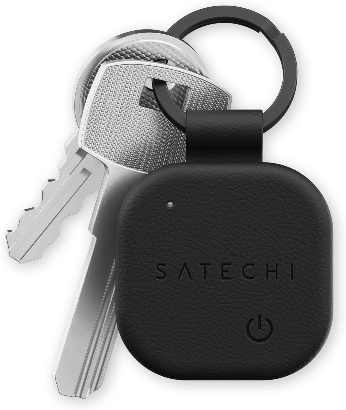 ST-LKCFK Satechi FindAll Key Chain, Find Function, Wireless Charging, Anti-Lost Tracker, Missing Notification, Alerts for iPhone/iPad/Mac (Black)