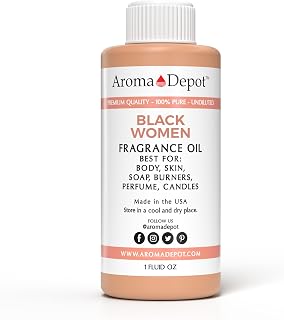 Black Women 1 oz Fragrance Oil I Perfume I Skin Oil I Scented Oil. Bath Bombs, Body Butters, Creams and lotions. Few Drops in The Diffuser, Burners, or Warmers.