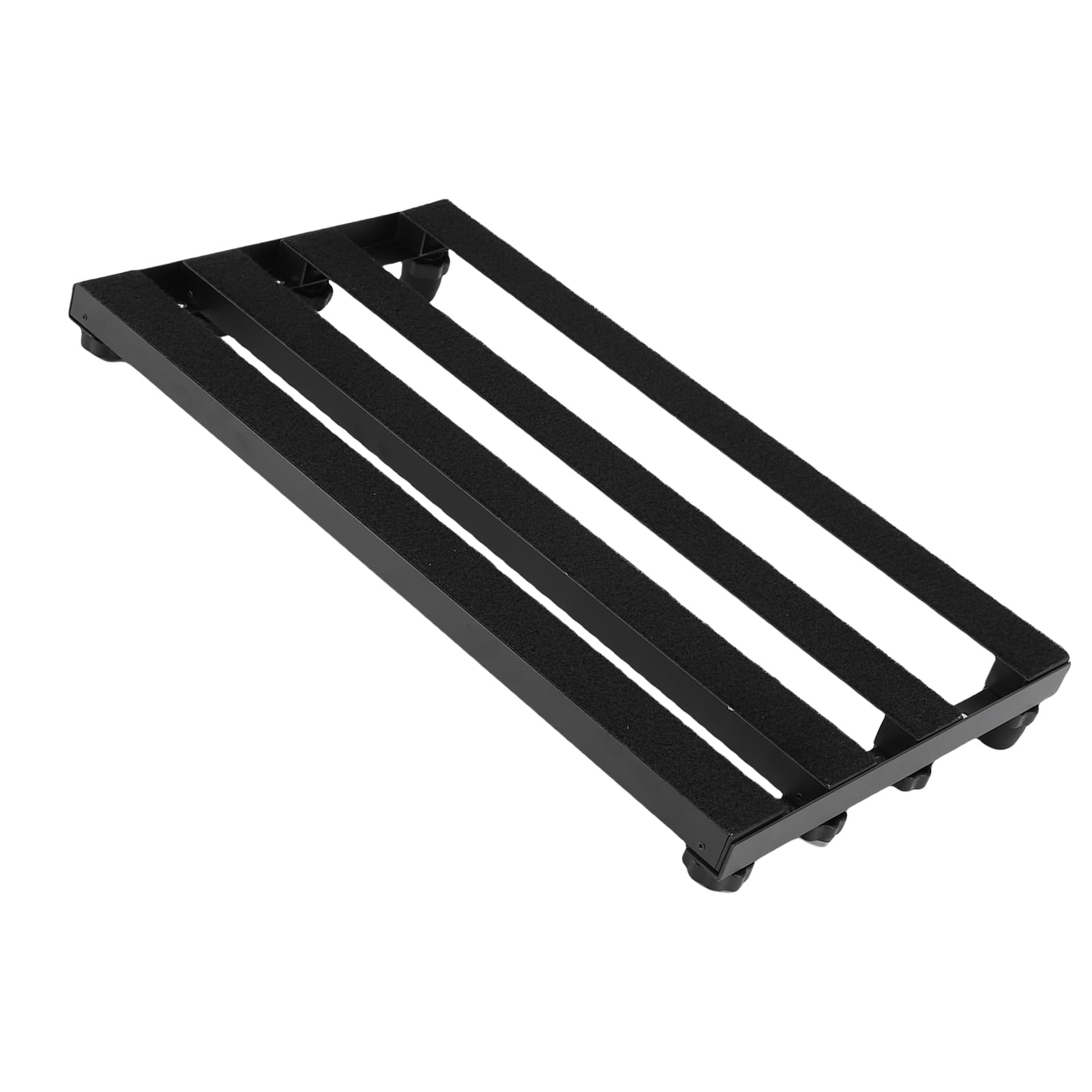 Gedourain Pedaliera per Chitarra in Lega di Alluminio Pedaliera per Effetti Compatta e Portatile per Concerti Bandistici, Feste 4 Traverse 2 Barre Laterali
