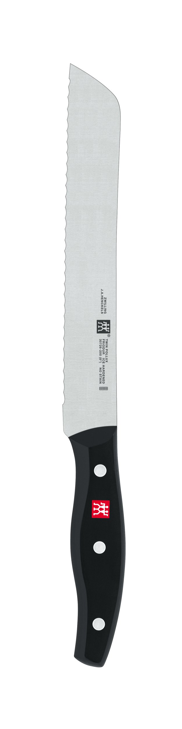 ZWILLING Messerblock, 7-tlg, Bambusblock, Messer aus rostfreiem Spezialstahl/Kunststoff-Griff, Twin Pollux & Vielzweckschere, Universalschere, Länge: 23 cm, Rostfreier Spezialstahl/Kunststoff, Twin L